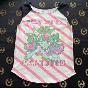 Medusa Play Rough Mori Galaxy jersey style tank top